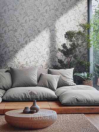 Шпалери вінілові на флізеліні AS creation Metropolitan stories By Time 0,53х10 листя гілки золотисті зелені Київ