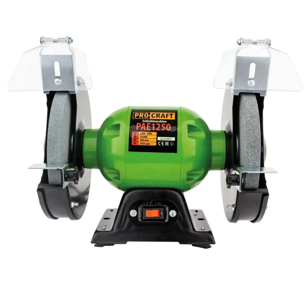 Електрична точила Procraft заточувальний верстат з колом 200мм, 350Вт з асинхрованим двигуном ідеальна для майстерні Львів - фото 5