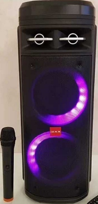Мощная колонка с микрофоном для пения, караоке портативная. Харків - фото 6