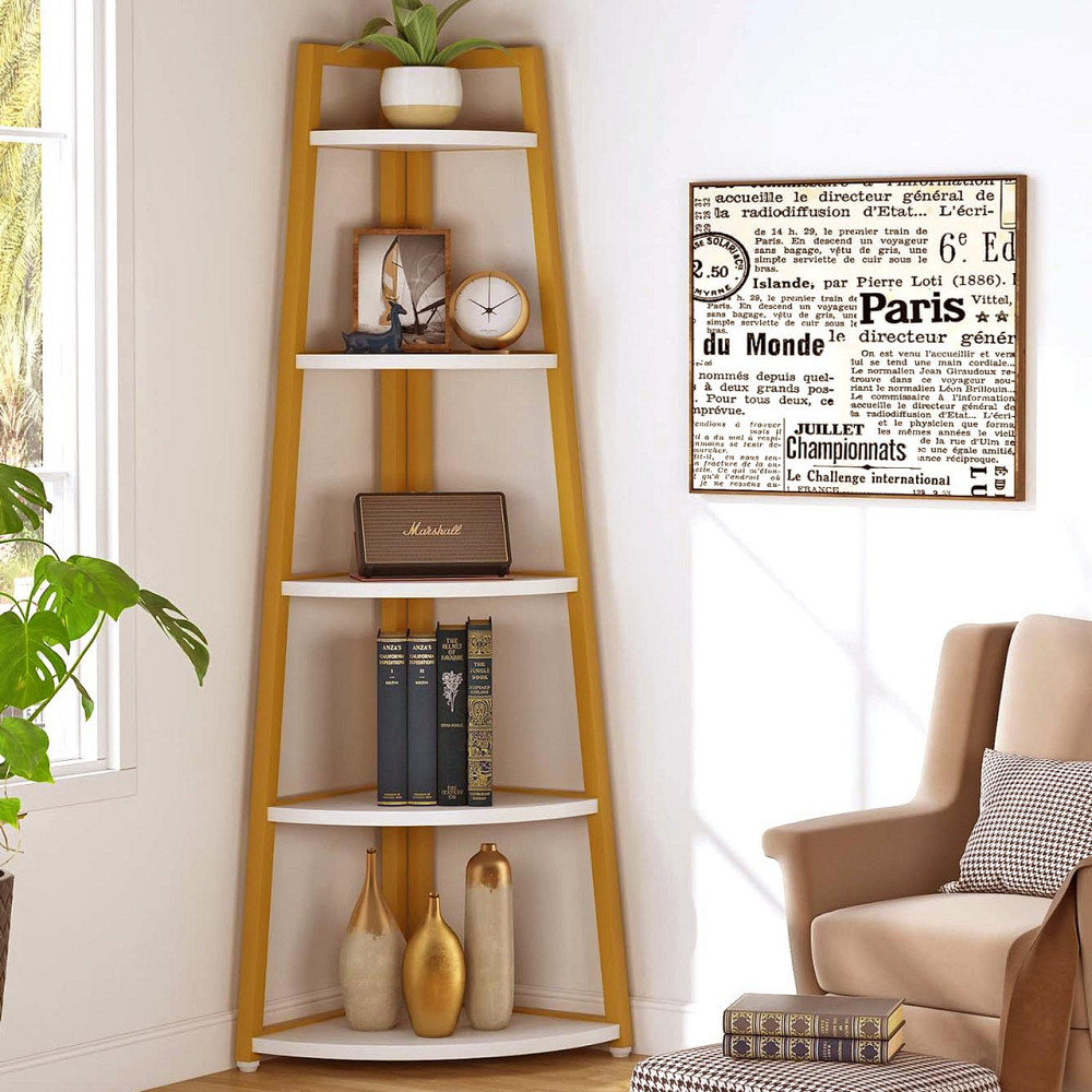 Стеллаж угловой для ванной 