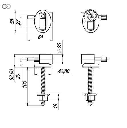 Крепление для сиденья SOLO МИКРОЛИФТ СУ-6Д.10.3П Харьков