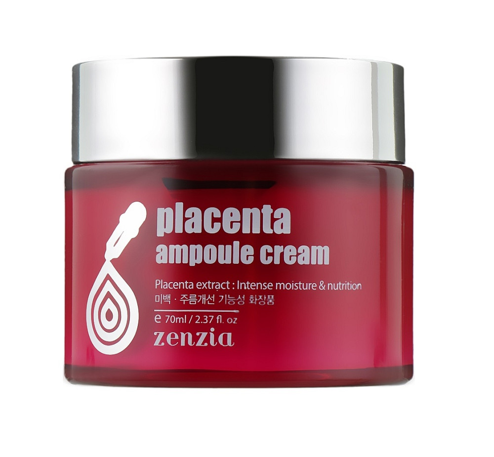 Крем для лица Фитоплацента PLACENTA Ampoule Cream Zenzia 70 мл Киев - изображение 1