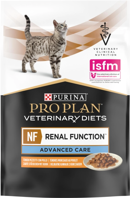 Упаковка Purina Pro Plan Veterinary Diets NF Renal Function Early Care для котів при патології нирок з куркою 10 х 85 г Вінниця - фото 2