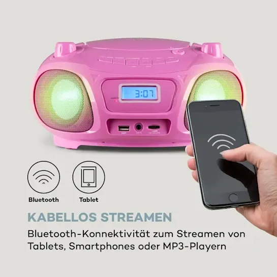 Бумбокс Auna Roadie Sing CD с функцией караоке из Германии Днепр - изображение 6