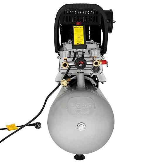 Компрессор одноцилиндровый 1.8кВт 230л/мин 8бар 24л (2 крана) SIGMA (7043131) Ровно