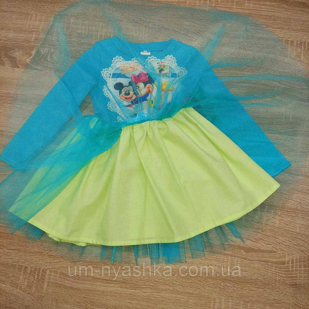 Детское платье с фатином 