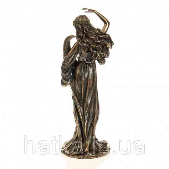 Статуетка Veronese Фортуна богиня щастя і удачі 27х9 см полістоун із бронзовим покриттям 75416A4 Київ