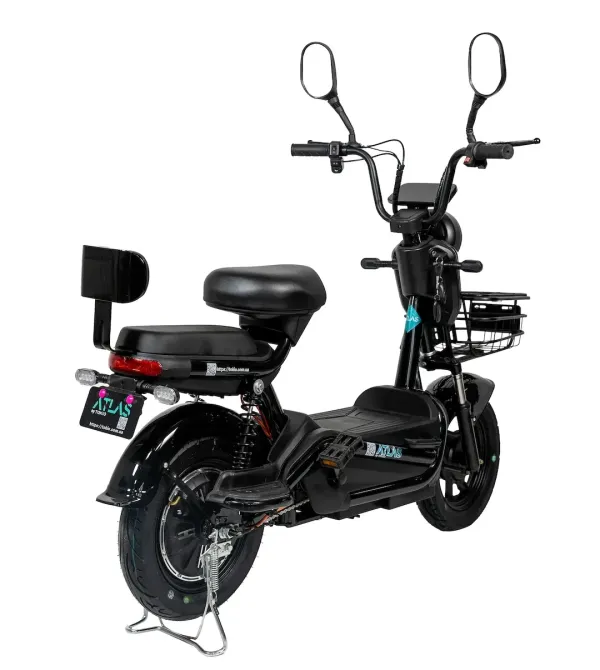 Електроскутер Atlas Elegant 500W Black Київ - фото 4