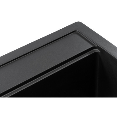 Мийка кухонна GRANADO ARTES black shine з сифоном (gr3601) Вінниця - фото 3