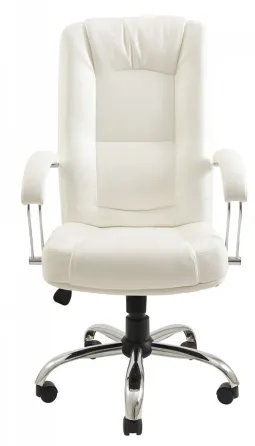 Офісне Крісло Керівника Richman Alberto Fly 2200 Хром М3 MultiBlock Білий Київ