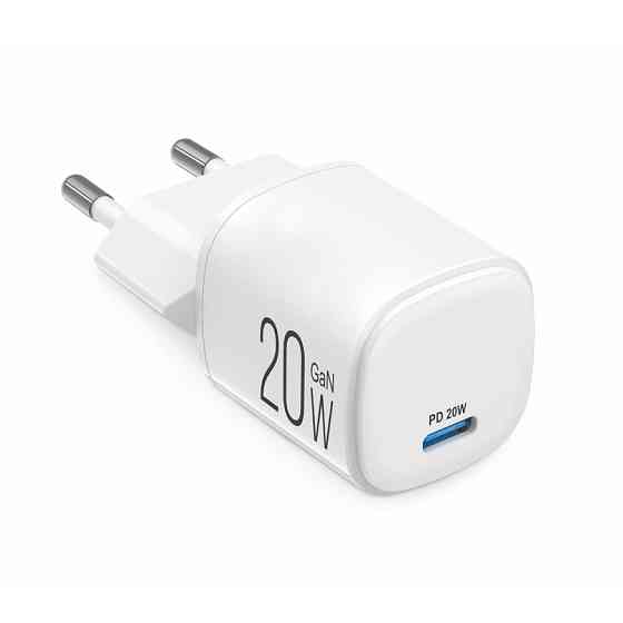 Сетевое зарядное устройство Brevia ePowerGaN PD20W USB-C белый Львов