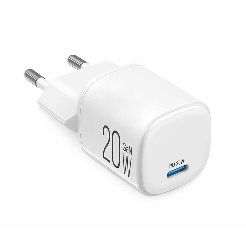 Сетевое зарядное устройство Brevia ePowerGaN PD20W USB-C белый Львов - изображение 1