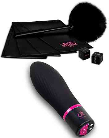 Набор девайсов для секс игр Dream Toys Sex Room Vibe Kit, 6 предметов, черный/розовый Sex Aura Киев