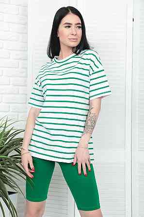 Костюм з велосипедками "Balance" оптом | Норма | Розпродаж моделі Зелений, 46-48 Київ