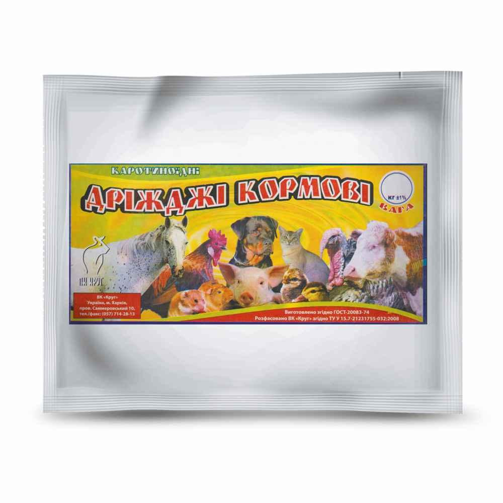 Білково вітамінна добавка Дріжджі кормові (каротиноїдні) 1 кг Круг Вінниця - фото 1