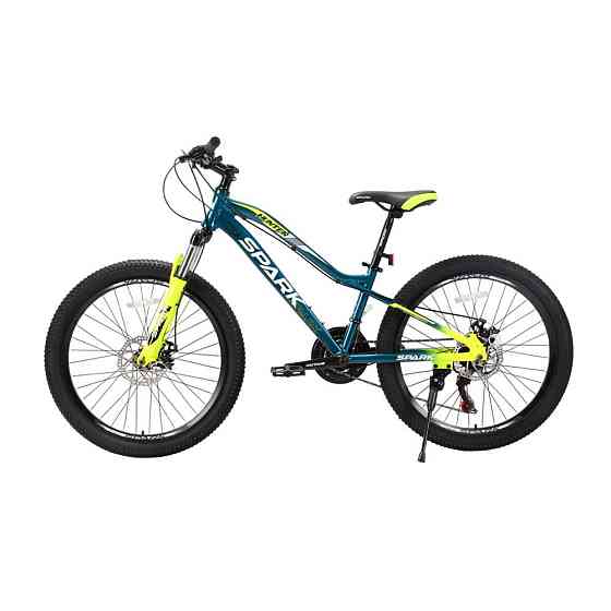 Велосипед SPARK HUNTER JR 24" (алюмінієва рама 12") темно-синій з жовтим (Безкоштовна доставка Новою Поштою) Харків