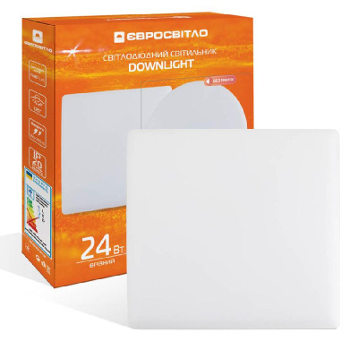 Світильник точковий Євросвітло LED-S-170-24 6400К без рамки Вінниця - фото 1