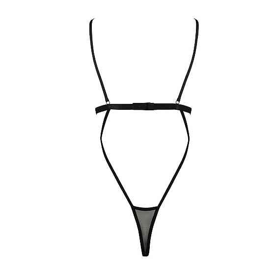 Боді монокіні з відкритими грудьми Passion DIABOLINA BODY L/XL, black Sex Aura Київ