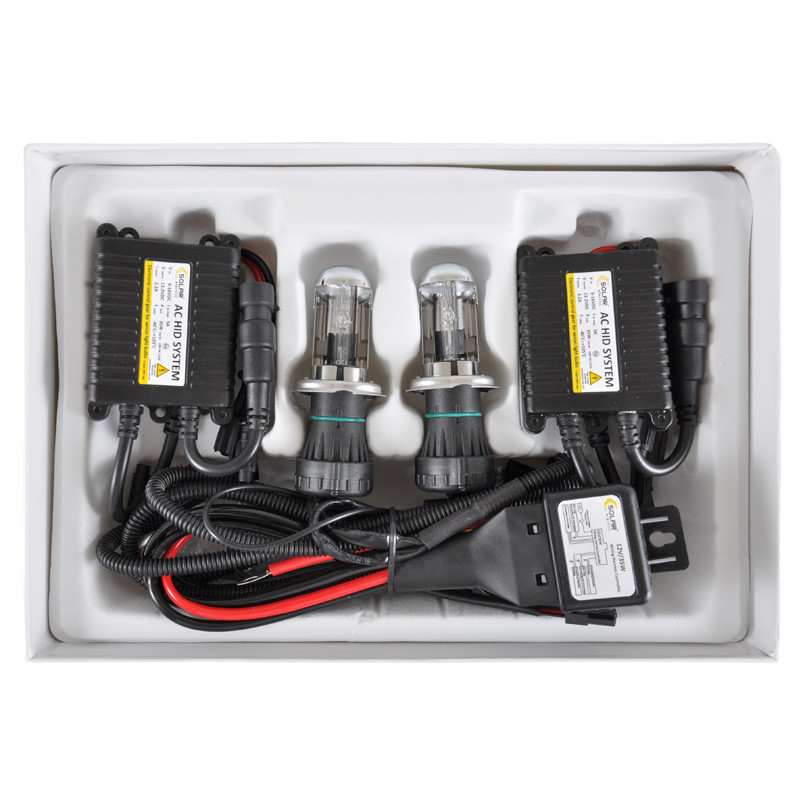 Комплект ксенону Solar H4 5000K 85V 35W P43t-38 KET+Ballast+Wire, 2шт Львів - фото 2