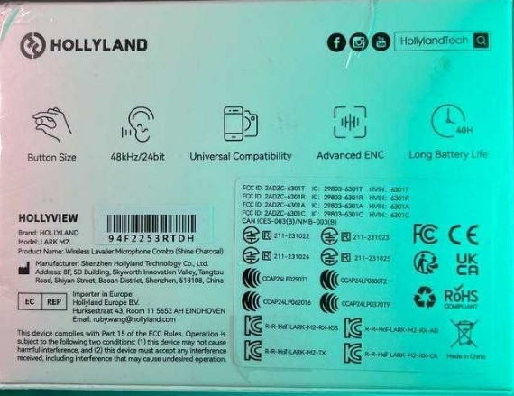 Беспроводная микрофонная система Hollyland Lark M2. Харьков - изображение 4