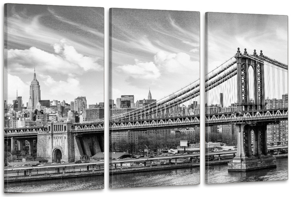Модульна картина у вітальню/ спальню  Нью-Йорк    ART-293_3A Київ - фото 1
