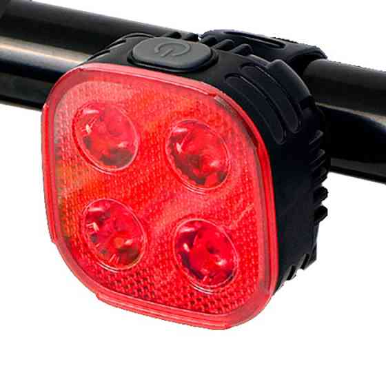 Велосипедний маячок ліхтар, Мигалка для велосипеда на батарейках, Ліхтар задній вело IQ-44 Івано-Франківськ