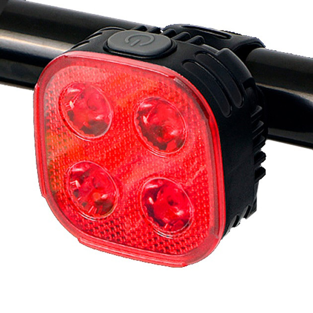 Велосипедний маячок ліхтар, Мигалка для велосипеда на батарейках, Ліхтар задній вело IQ-44 Івано-Франківськ - фото 5