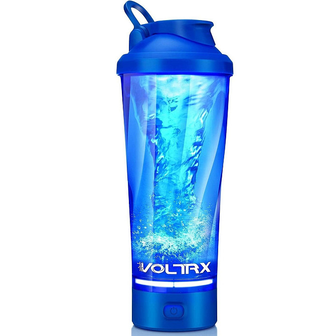 Шейкер спортивний VOLTRX VortexBoost 600 мл. Tritan Blue Кам'янське - фото 1