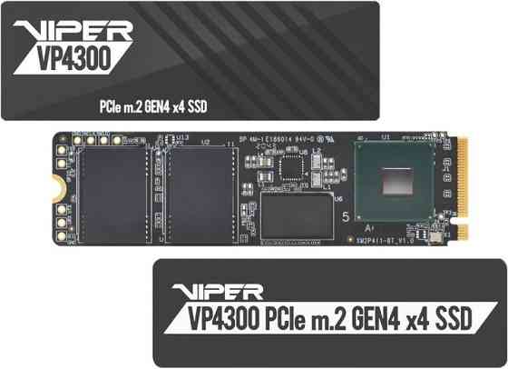 Накопичувач SSD 2 TB Patriot VP4300 M.2 2280 PCIe 4.0 x4 3D TLC (VP4300-2TBM28H) ( 16071 ) Харків