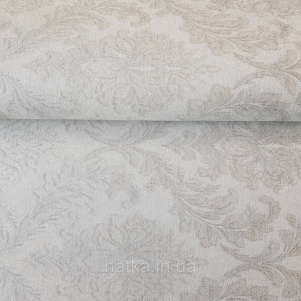 Обои виниловые на флизелине Rasch Raymond вензель структурный серебристый на белом 957044 Киев - изображение 2