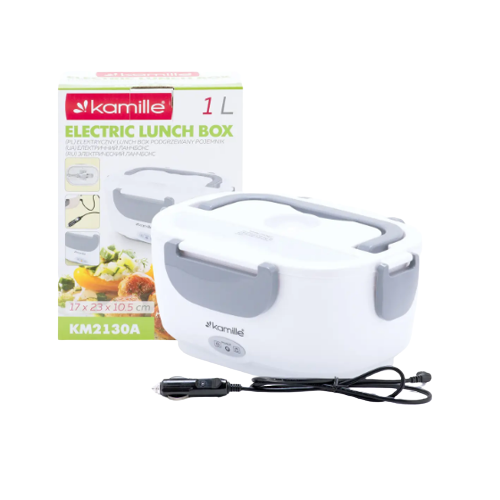 Ланч-бокс електричний електричний + прикурювач 2130A KAMILLE Житомир - фото 1