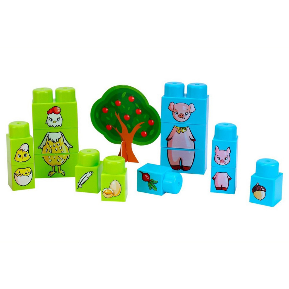 Дитячий Конструктор "Тварини" 6849TXK 35 елементів Вінниця - фото 2