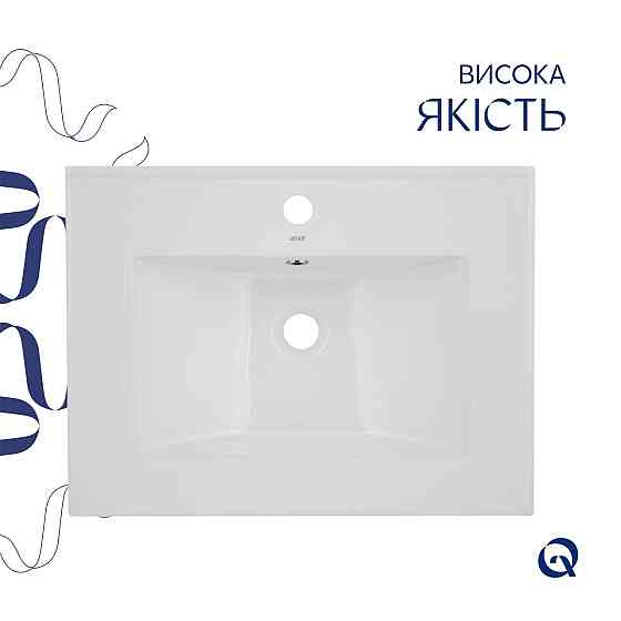 Раковина Qtap Albatross 620х460х180 White без донного клапана QT01113060CW1 Київ