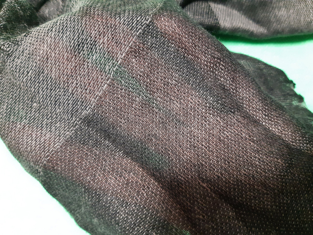 Шарф серый женский темный - размер шарфа приблизительно 160*60см, 100% полиэстер Киев - изображение 4