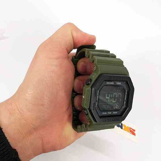 Годинники наручні спортивні, Електронні вологозахищені наручні годинники Водонепроникні 50 м JW-52 Львів