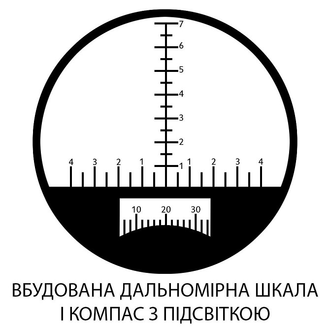 Морской бинокль Sigeta General 10x50 с компасом (Камуфляж) Винница - изображение 7