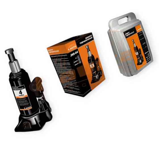 Домкрат гідравлічний 4 т, 180-350 мм (коробка) Мукачево