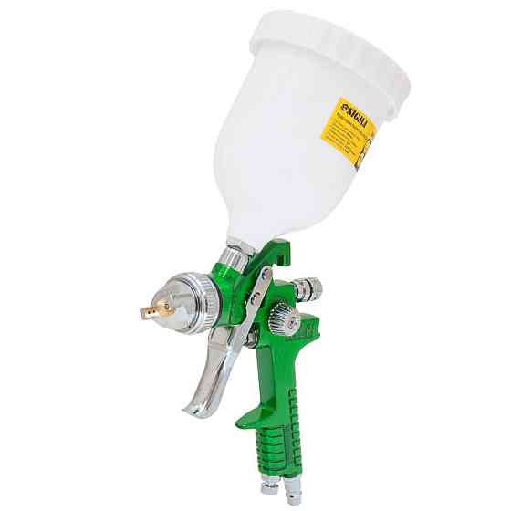Sigma Краскораспылитель HVLP Ø1.3мм 140-280л/мин 3бар в/б 600мл (пласт) зеленый SIGMA (6812101) Коломыя