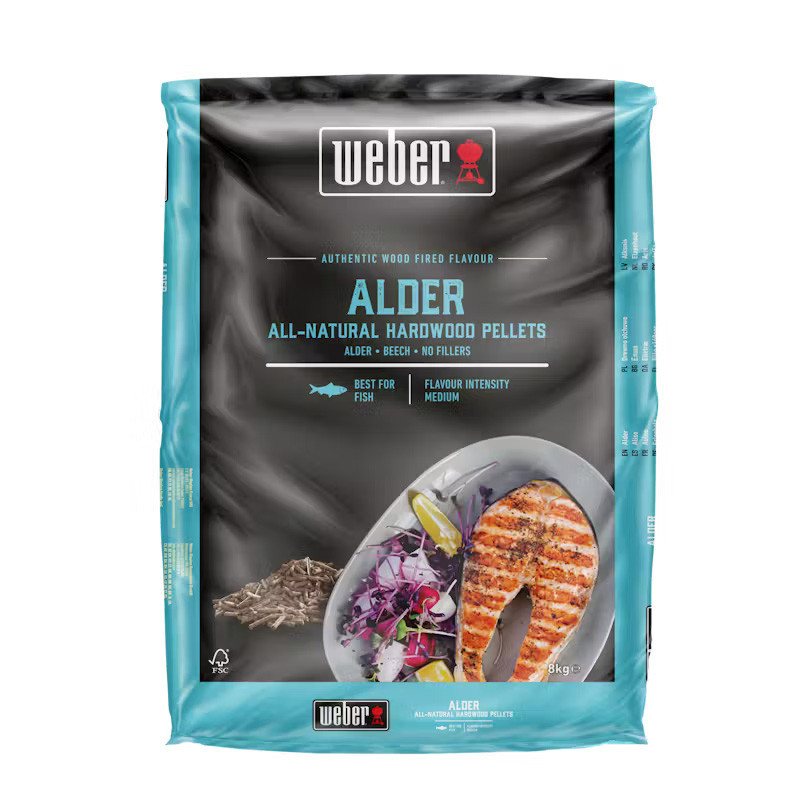 Пеллеты для гриля Weber FSC Alder (Ольха) 8 кг 3401052 Код: 013069 Ровно - изображение 1