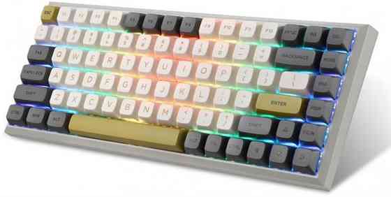 Клавіатура бездротова Motospeed SK84 Outemu Blue Grey (mtsk84mb) Сірий Харьков