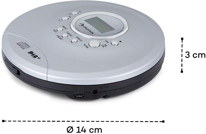 Портативный CD плеер Auna CDC-200 DAB+ Discman DAB+/FM MP3-CD ЖК-дисплей Германия Днепр - изображение 3