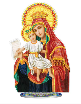 Набір для творчості алмазна мозаїка Богородиця Strateg на підставці розміром 30х30 см кр (BJP204), шт Київ - фото 1