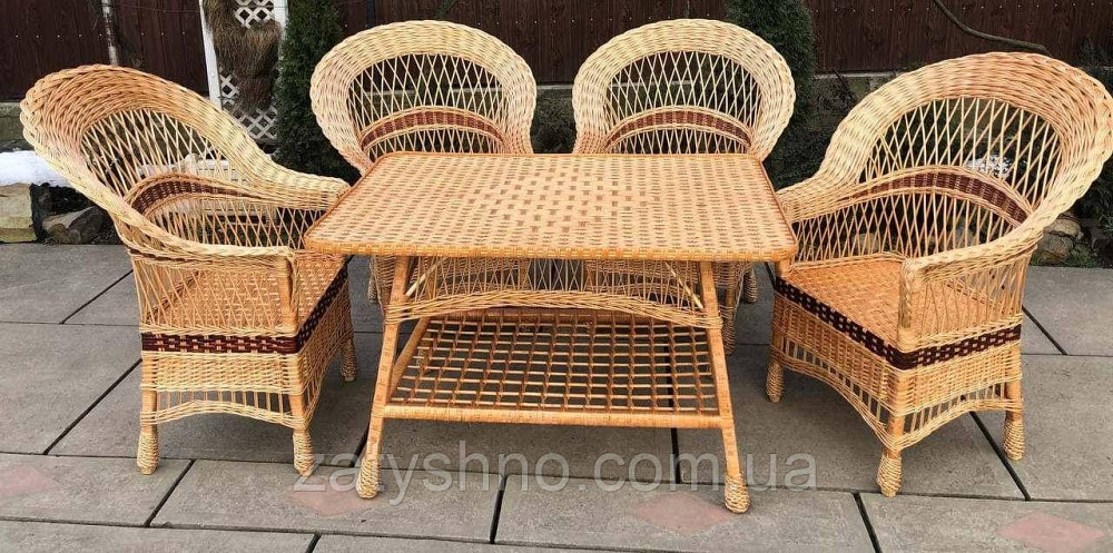 Затишні плетені меблі для дачі та саду Київ - фото 6