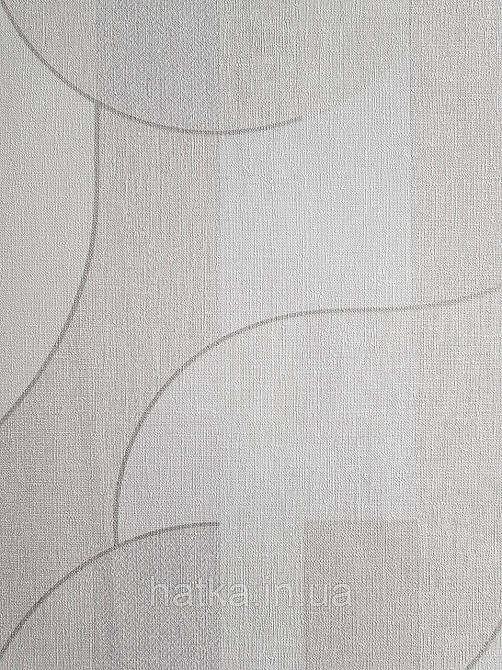 Шпалери метрові вінілові на флізелін Grandeco Feeling геометрія кола смуги фігури рожеві, білі, сірі Київ - фото 1