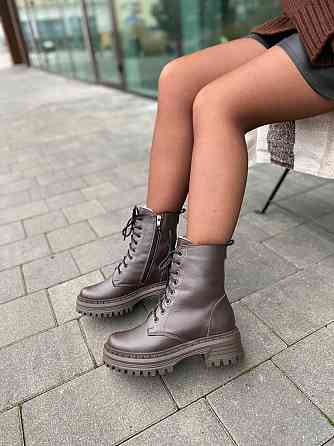 Черевики жіночі EDAN 78/1 шоколадні (зима, шкіра натуральна) (6150) Коломия