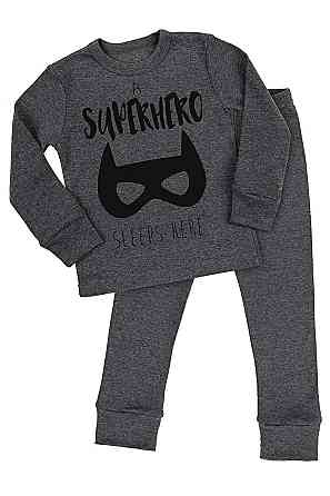 Піжама дитяча, антрацит 146 топ Крохатушка одяг Київ