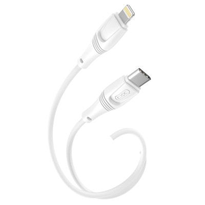Дата кабель USB-C to Lightning 1.0m 27W High Elastic Zeus XO (NBQ239A_White) Вінниця - фото 3