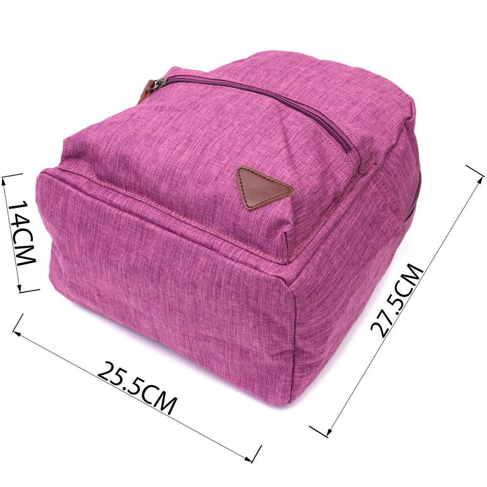 Красочный женский рюкзак из текстиля Vintage 22243 Фиолетовый Киев - изображение 3