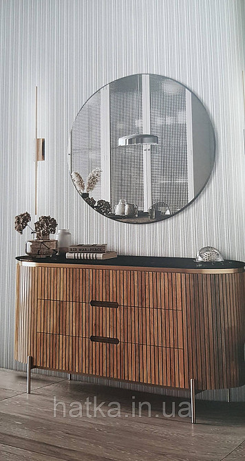 Шпалери вінілові на флізеліні AdaWall Seyyah 1.06х10 смуги структурні сірі коричневі сріблясті Київ - фото 1