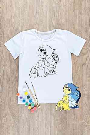 Футболка-раскраска детская 